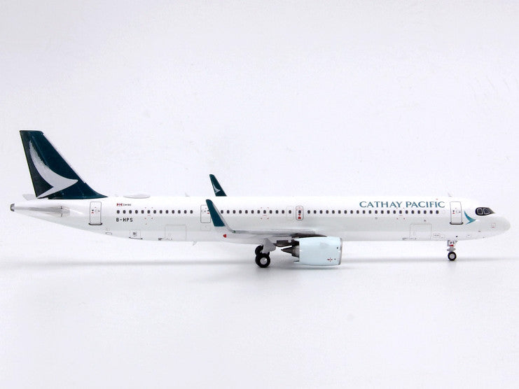 1:400 HYJLwings CATHAY PACIFIC Airbus A321neo Passenger Airplane Diecast Model