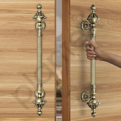 Set of 2 Antique Look Main Door Handle Pull Push Door Handle Door Accessories