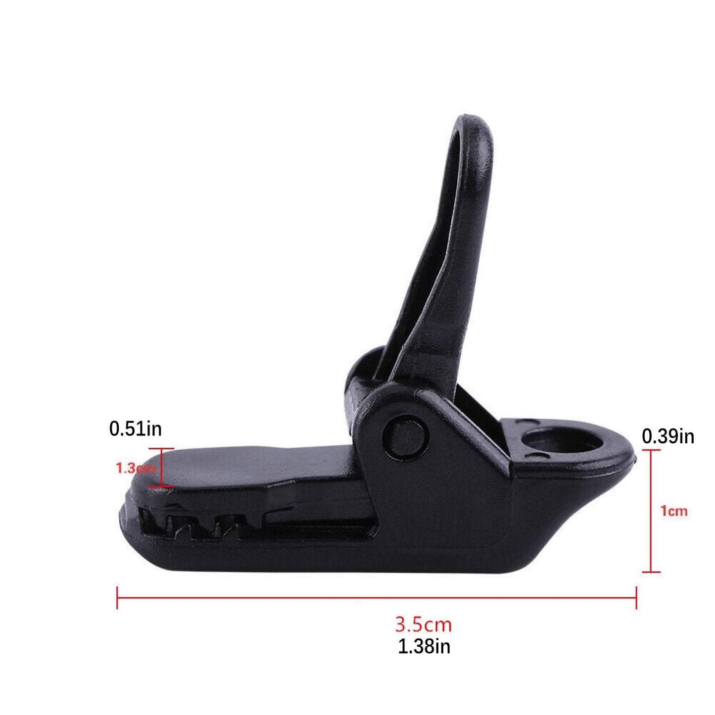 20Pc Outdoor Camping Tent Awning Tarp Clamp Gripper Fixed Emergency Hanger Clips