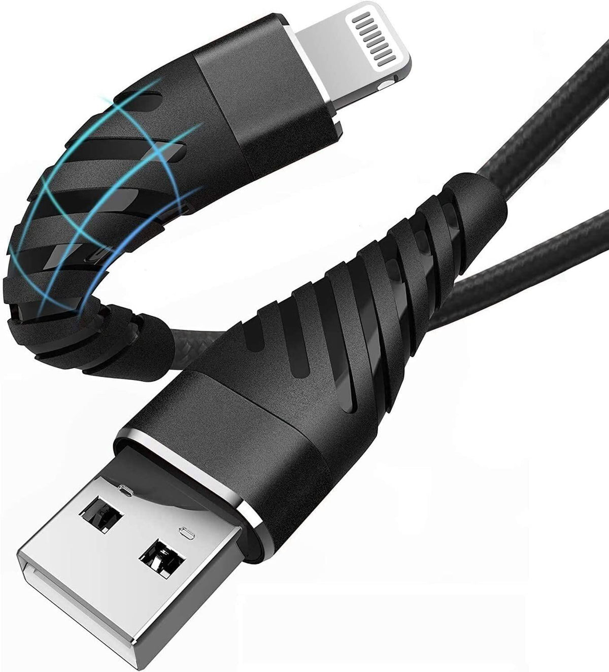 Braided Fast Charger Cable Heavy Duty USB Cord For iPhone 14 13 12 11 X XR 8 7 6