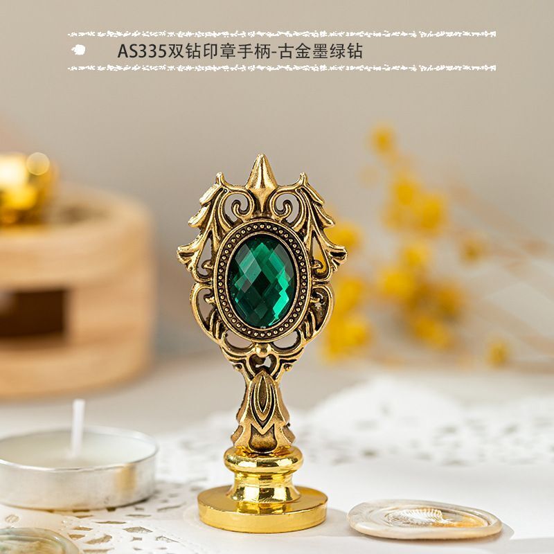Wax Sealing Stamps Metal Retro Magic College Roman Column Handle DIY Card Making