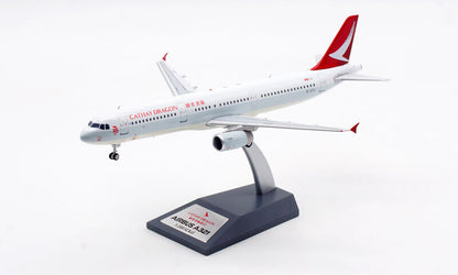 1:200 Aviation CATHAY DRAGON AIRBUS A321 Passenger Plane Diecast Aircraft Model