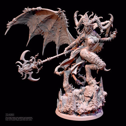 1/24 resin figure model kit Hell's Witch 3D Printing unassembled unpainted