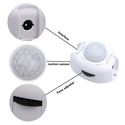Motion Sensor DC 5V 24V Light Switch Movement Detector Automatic PIR Sen B
