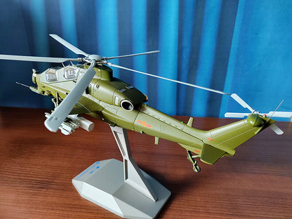 1:40 39CM AVIC Z-8 Armed Helicopter Army Plane Diecast Military Aircraft Model
