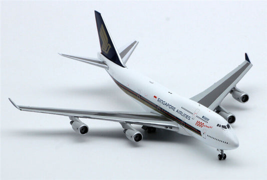 JC Wings Singapore Airlines FOR BOEING B747-400 9V-SMU 1000th 1/400 Plane Model