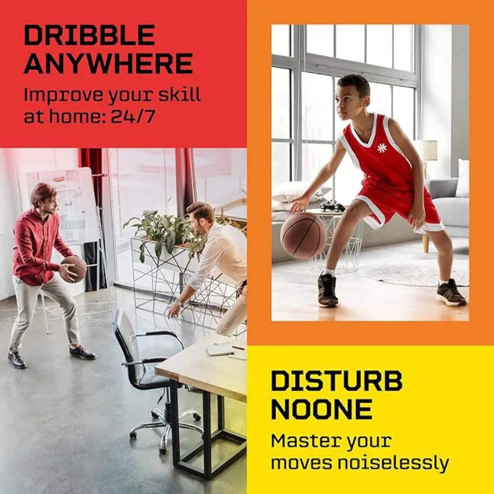 Silent Basketball Indoor Foam | Quiet Bounce Training Ball