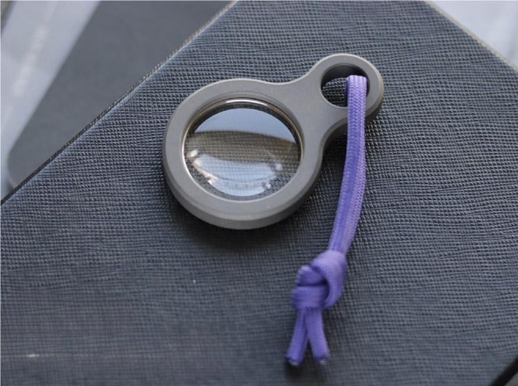 EDC Titanium Alloy Magnifier Glass Convex Lens Outdoor Portable Multi Tool