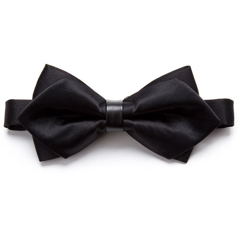 Men Ties Solid Fashion Butterfly Party Wedding Black Red Boys Girl Formal Bowtie