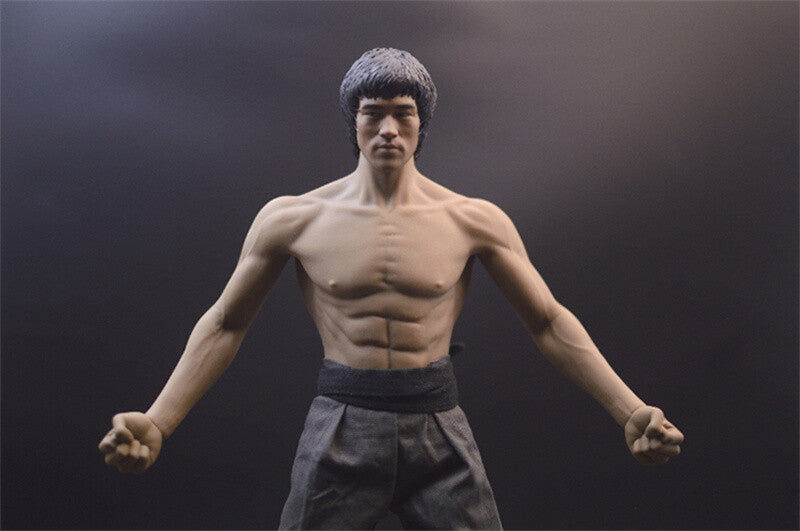 New 1/6 Bruce Lee Full Set Movable Figure Model Toy with Head Body Clothes Stock