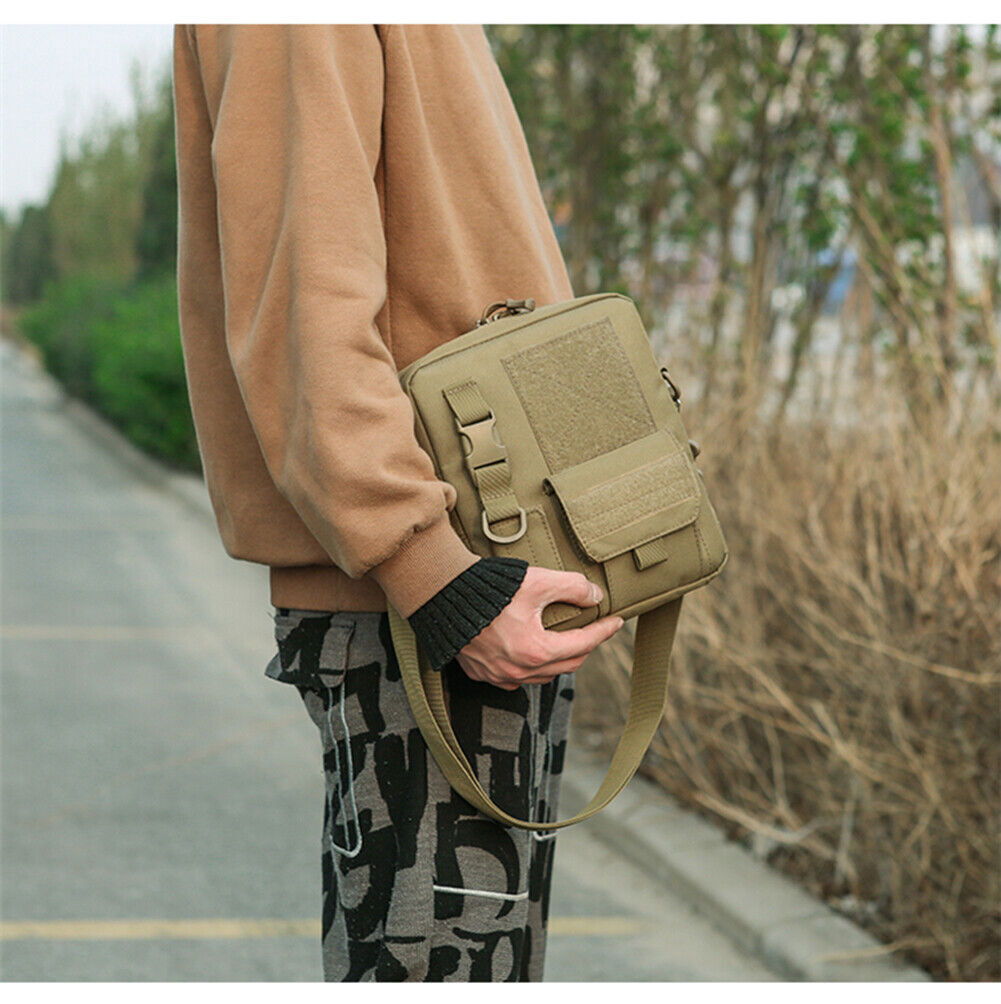Men's Cross-Body Bag Anti-theft Shoulder Bag Waterproof Sling Pack for Outdoor
