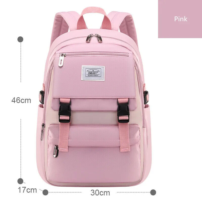 High School Bags Girls Studen Pockets School Backpack Teenage Girl Backpack