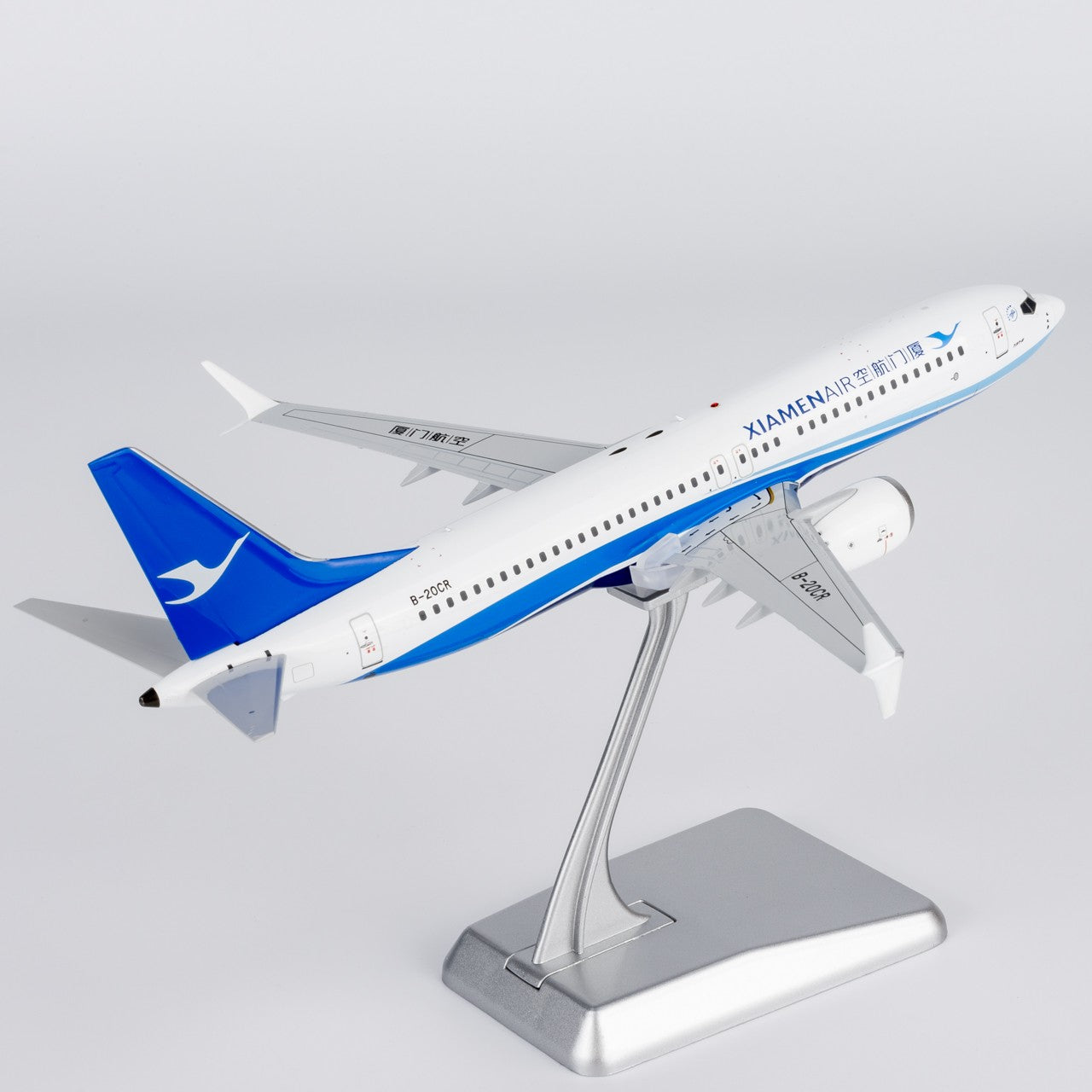1:200 XiamenAir CCP XiamenAir B737 MAX 8 Passenger Airplane Diecast Plane Model