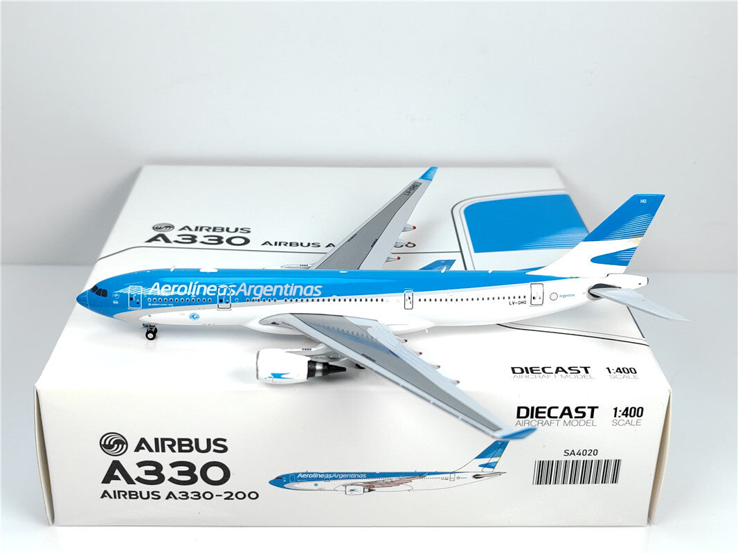 1:400 JC Wings ARGENTINAS AIRBUS A330-200 Passenger Airplane Diecast Model