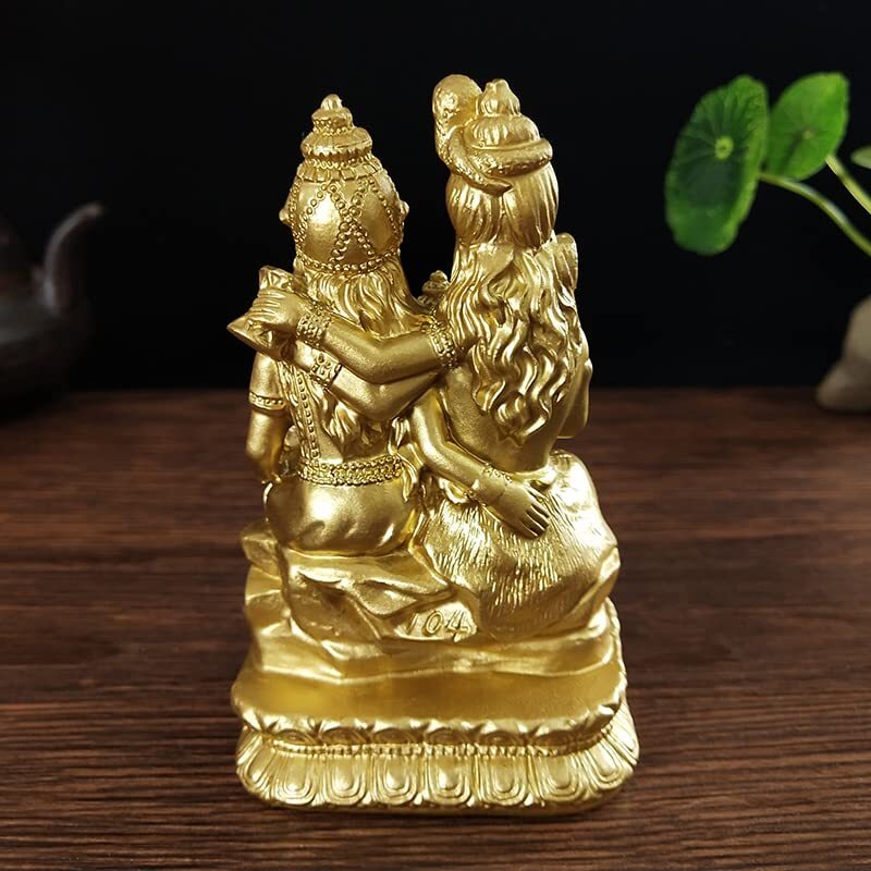 4.33" New Golden Shiva Statue Hindu Lord Ganesha Vishnu Buddha Statue Figurine