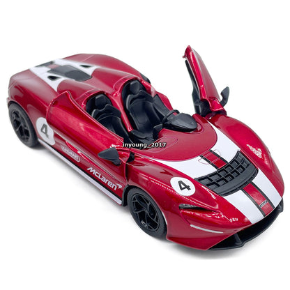 1/36 Scale McLaren Elva Model Car Diecast Toy Cars Boys Toys for Kids Gifts Red