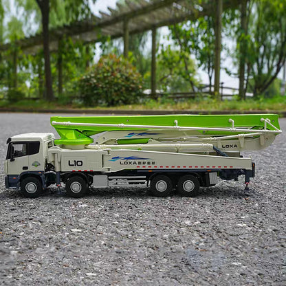 1:35 48CM LOXA L10 EST Concrete Pump Truck Construction Equipment Diecast Model