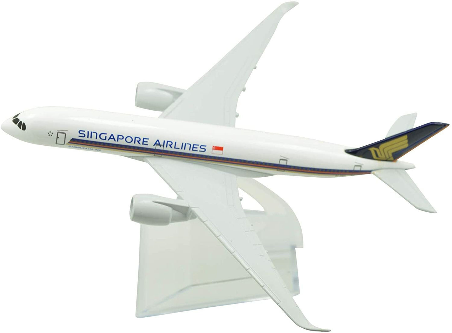 1:400 16cm Airbus A350 Singapore Airlines Metal Airplane Model Plane Toy