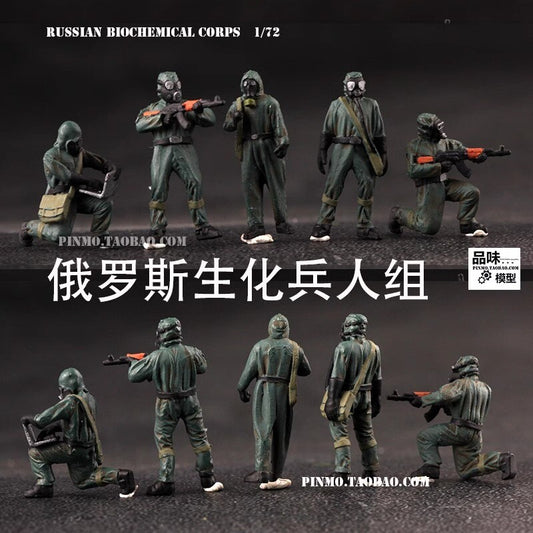 1/72 Russian Biochemical Soldier 5 Soldier Model # B