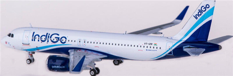 Phoenix Indigo Airlines For Airbus A320neo VT-IZR 1：400 DIECAST Aircraft Model
