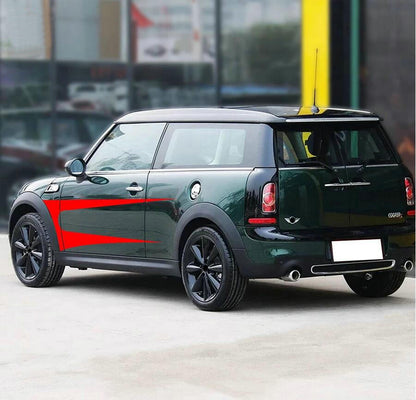 2PCS Graphics Side Skirt Stripe Kit Car Sticker For Mini All Models Vinyl Decals