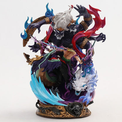 Anime One Piece Roronoa Zoro Yamaraja PVC Action Figure Model 2 Heads GK Statue