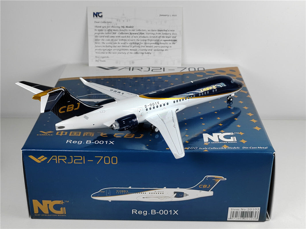 1:200 NG Model COMAC CBJ ARJ21-700 Passenger Airplane Diecast Aircraft Model