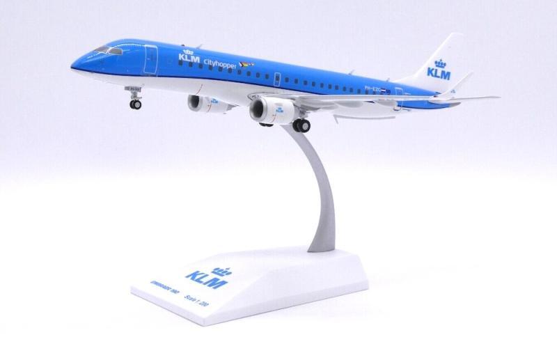 1:200 JC Wings KLM ERJ-190-100STD Passenger Airplane Diecast Aircraft Model