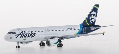 1:400 AeroClassics Alaska Airbus A320 Passenger Airplane Diecast Aircraft Model