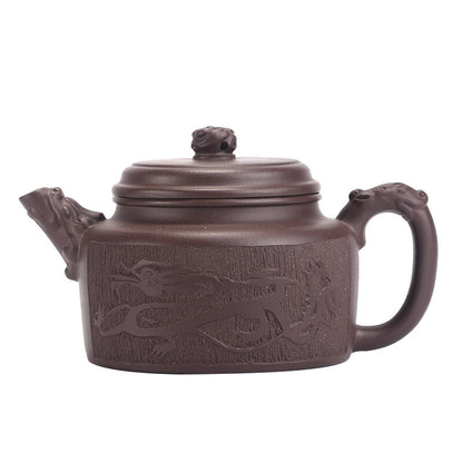 China Yixing Zisha Pottery purple Clay handmade 260cc dragon Teapot