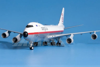 1:200 35CM JC Wings Cargolux BOEING 747-400 Passenger Airplane Diecast Model
