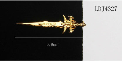 Men Tie Clips Classic Fashion Copper Enamel Creative Business Collar Ties Clasps