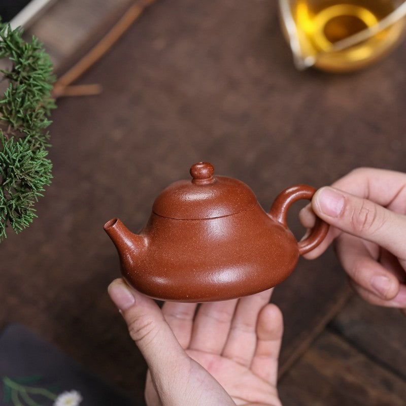 Yixing Purple Clay Teapot "Jade Breast" Pear-Shaped Pot Premium New Jiangpo Clay