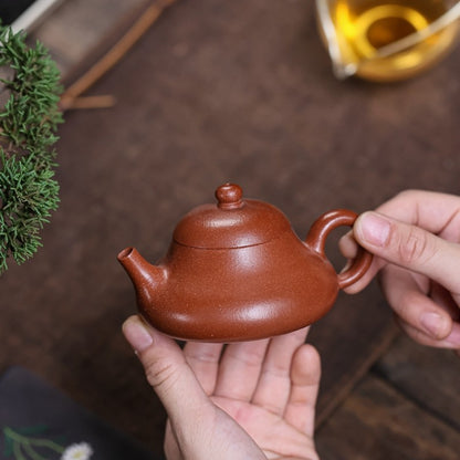 Yixing Purple Clay Teapot "Jade Breast" Pear-Shaped Pot Premium New Jiangpo Clay