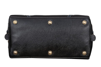 Genuine Leather Travel Duffel Bag Weekend Luggage Leather Duffle Bag