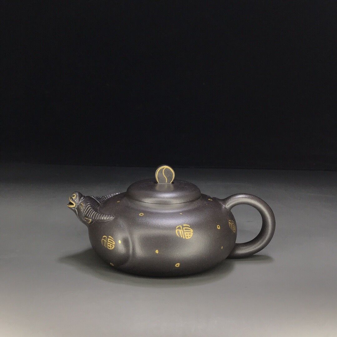 vintage chinese yixing purple clay teapot zisha ceremony teaware collection rare