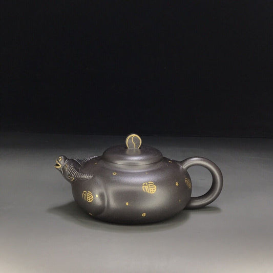 vintage chinese yixing purple clay teapot zisha ceremony teaware collection rare