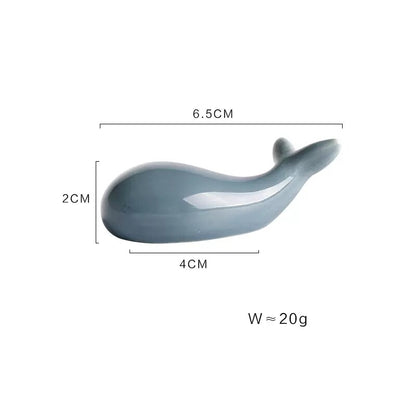 holder for chopsticks dophin shape creative table accessories porcelain mat new