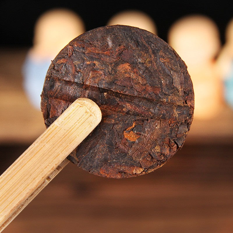 500g Ban Zhang Xiaotuo Tea Cake Yunnan Chenxiang Ripe Tea Aged Pu Erh Tea Cake