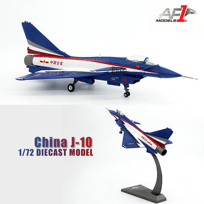 AF1 China J-10 1/72 diecast plane model aircraft