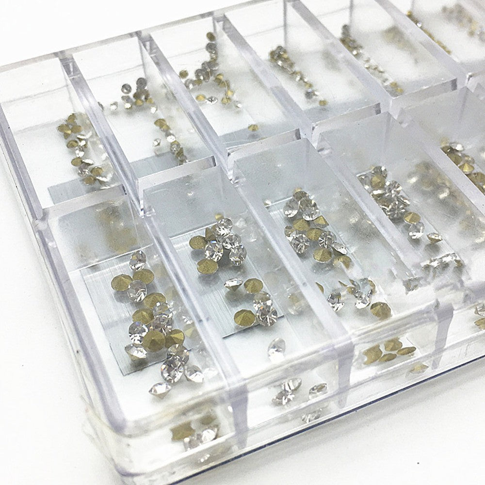 18 Sizes 540PCS Watch Parts Watch Screws Stones Rhinestone Diamond Watchmaker