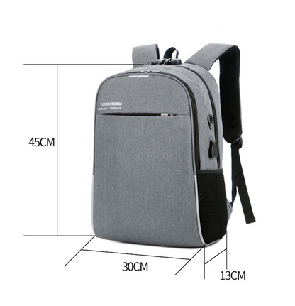 16"Laptop Men's Backpack Travel Anti-Theft USB Charging Shoulder Bag Outdoor