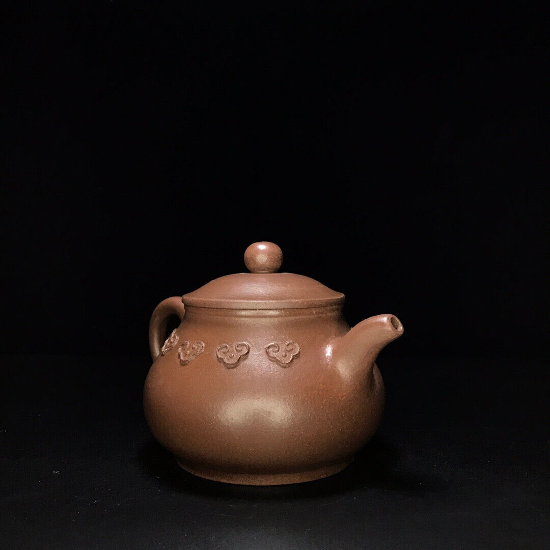 Chinese Yixing Zisha Clay Handmade Exquisite Teapot （事事如意 底款：曼希陶艺（顾景舟））