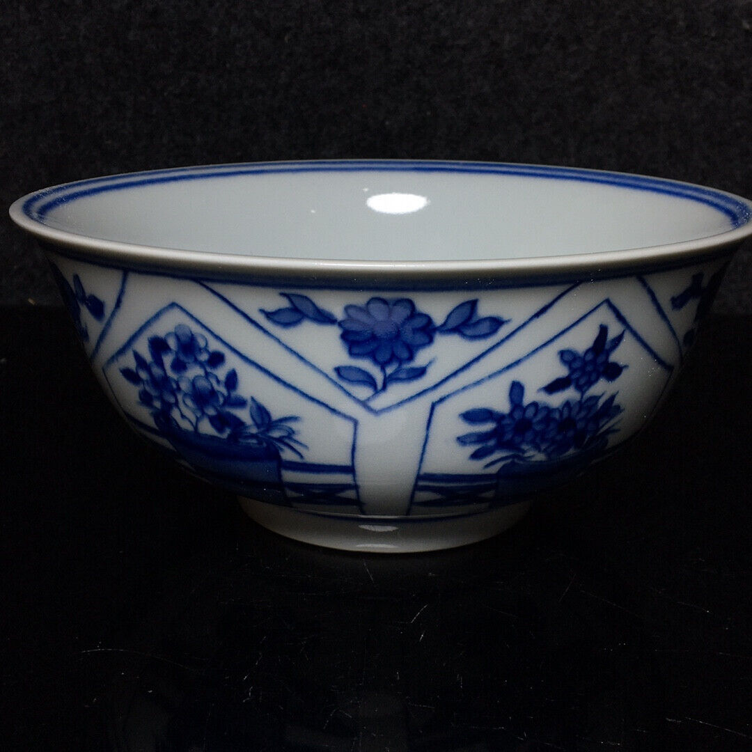Ancient Chinese Blue and White Porcelain Bowl