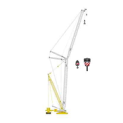 1:50 NZG LIEBHERR LR1600/2 Crawler Crane MADIACO Construct Machine Diecast Model