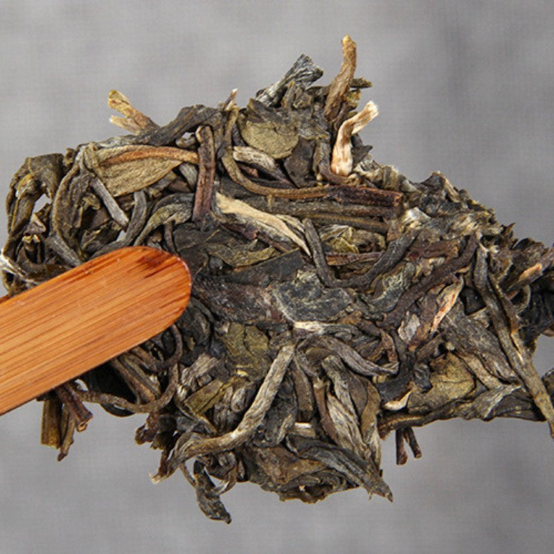 357g Raw Tea Jingmai Spring Handmade Qizi Cake Tea Authentic Yunnan Pu'er Tea
