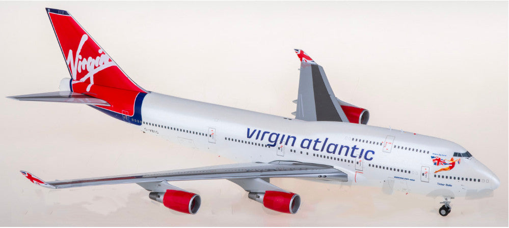 1:200 JC Wings Virgin Atlantic B747-400 Airplane Diecast Aircraft Plane Model