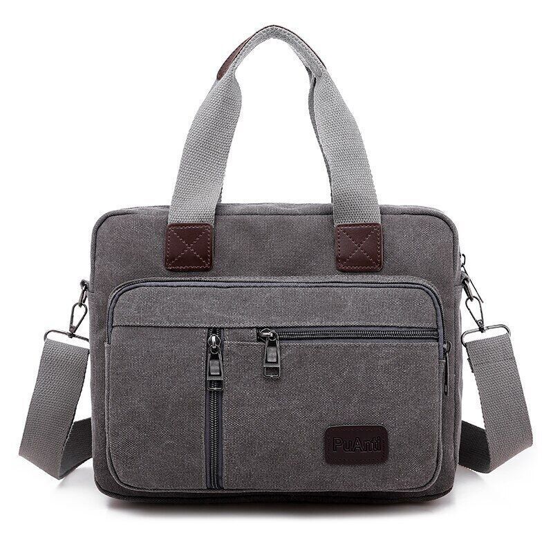 Canvas Men's Handbag Shoulder Bag Travel Crossbody Bag Travel Bag Tote