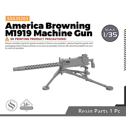 SSMODEL SSG35203 1/35 America Browning M1919 Machine Gun