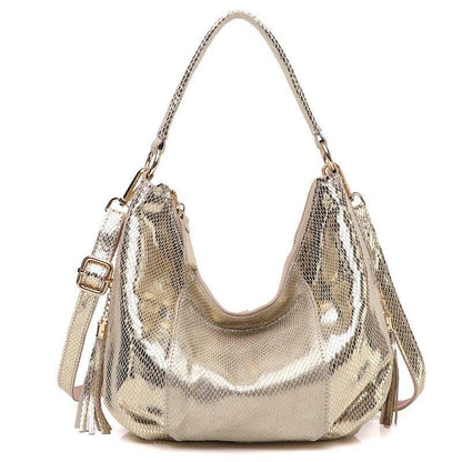 Leather Shoulder Bag Handbag Female Stylish Tote Hobos Cross Body Bags